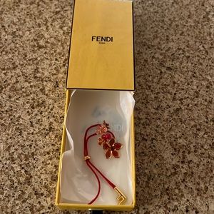 Red and pink rose bracelet